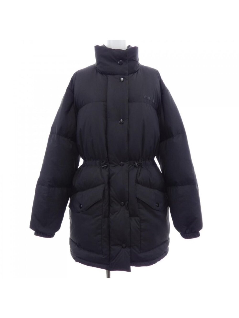 Miu Miu Technical Ponzi Down Long Coat